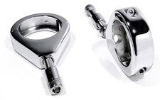 Chrom Blinkerhalter 41mm Gabel