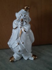 Porzellan Clown Weiss