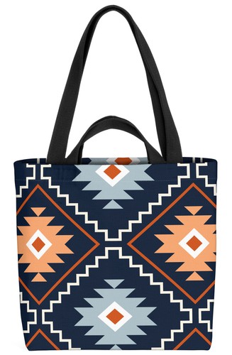 Aztekenmuster streifen tasche - aztekenmuster,