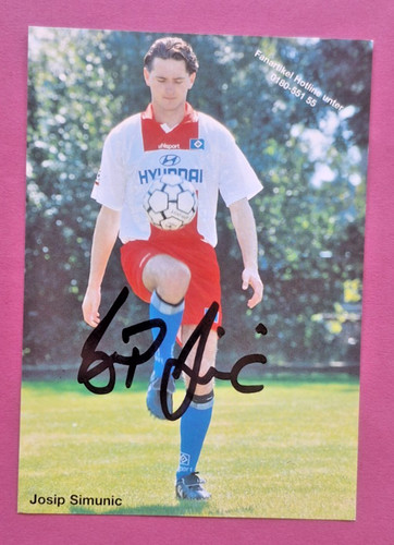 Hsv autogrammkarte josip - hsv,