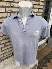 Orig. Diesel Polo  Shirt - Irokesenlogo - grau  - used wash   - Gr. M - ++