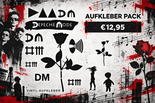 Depeche mode aufkleber sticker - depeche,
