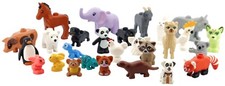 230 LEGO Tiere Figuren Affe Hund Faultier Bär Fuchs Hase Eichhörnchen Igel Kaadu