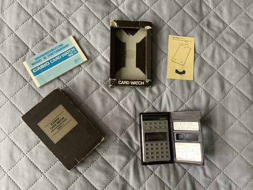 Casio card watch micro - casio,