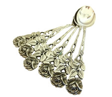 6 Kaffeelöffel Antiko 800 er