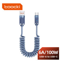 Ladekabel USB C zu USB Datenkabel  Schnellladekabel Spiralkabel Springkabel Auto