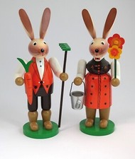 Osterhasenpaar Gärtner 30 cm Ostern,Deko,Garten,Frühling,Holz