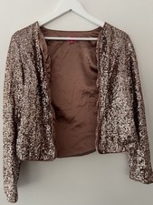 Goddess Pailletten Jacke Größe 10