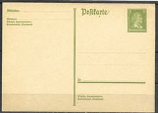 DR 1927 Ganzsachenpostk. P 175 - 5 Pf. grün Schiller, ungebraucht