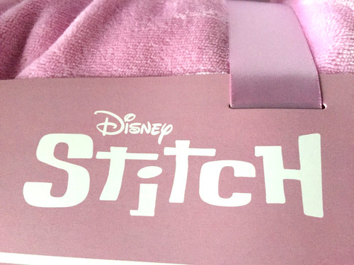 Stitch rosa kuscheldecke - stitch,