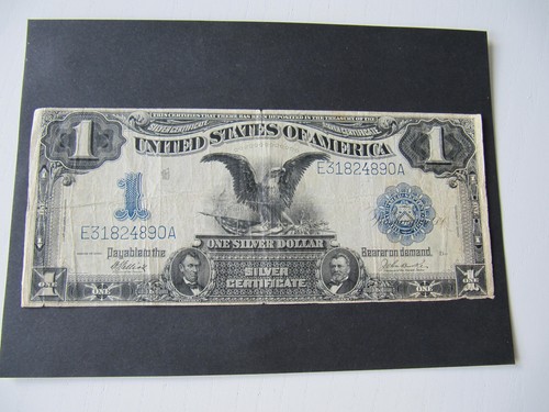1899 silver certificate - silver,
