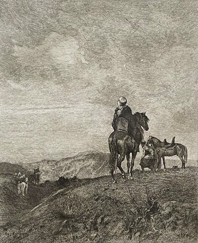 Arabischer reiter nach eugène - reiter,