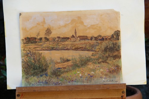 Dachauer maler aquarell - dachauer,