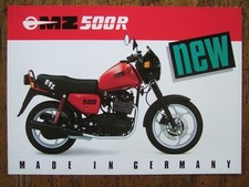 500r werbeprospekt - mz,