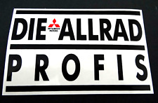 Werbe-Aufkleber Mitsubishi Die