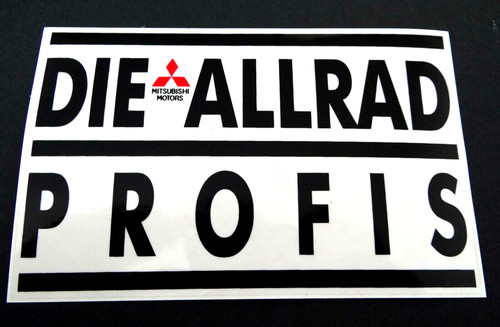 Werbe aufkleber mitsubishi die - werbe-aufkleber,