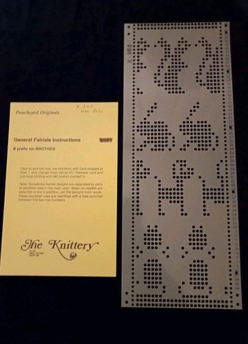 Strickkartenanzug brother - strickkartenanzug,
