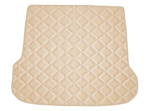 Beige gestepptes öko leder - gestepptes,