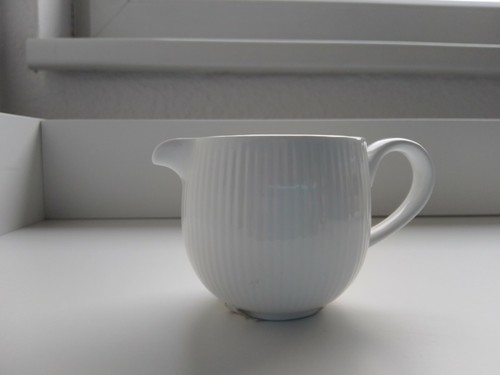 Zuckerdose und milchkännchen - zuckerdose,