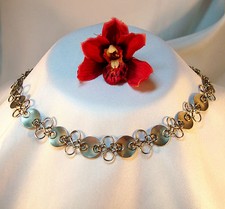 Hübsches Collier 900 Silber