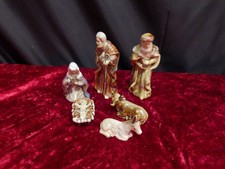 Krippenfiguren/alt/Keramik/Porzellan/anschauen