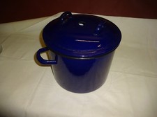 DDR Emaille Kochtopf