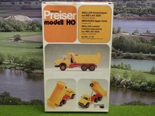 Preiser 1118 H0 Bausatz Meiller Hinterkipper auf MB LAK 2624 OVP (VH) C1094