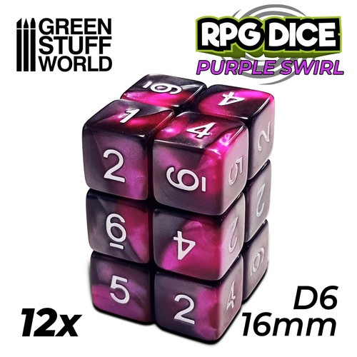 12x 16mm spielwürfel - 16mm,