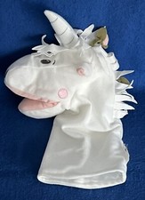 Handpuppe Ikea Einhorn weiß