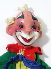 Alte Handpuppe "Clown" Kopf