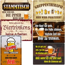 Blechschilder bier lustig - blechschilder,
