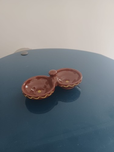 Vintage snackschale pfauenauge - snackschale,