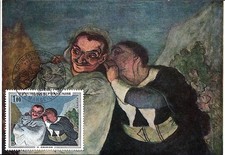 Maximumkarte - Crispin et Scapin - Henri Daumier - Marseille