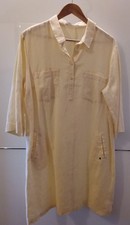 Leinenkleid Longbluse Hemd