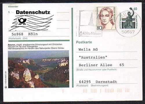 W526 bund bpk bildpostkarte - bildpostkarte, v