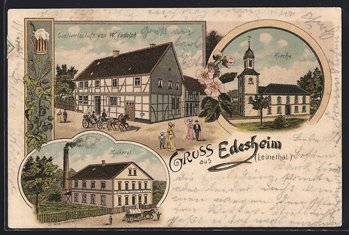 Lithographie edesheim - lithographie,