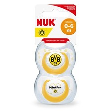 Borussia Dortmund BVB-Schnullerset NUK Star Gr. 0-18 Monate