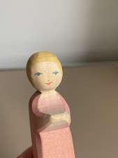 Ostheimer Tochter Klein Altes Modell Sammler Holzspielzeug