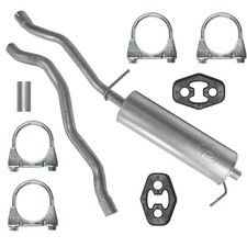 Mitteltopf Auspuff für Ford Galaxy 1 MK1 Seat Alhambra 1 VW Sharan 1 1.9 2.0 TDI