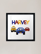 Kiddy Cars Gerahmter