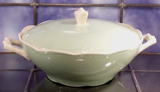 antik Suppen Ragout Deckel Terrine Topf groß  "Boch La Louviere"  1,9kg mint