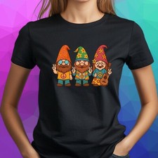 Frauen T-Shirt Hippie Gnome