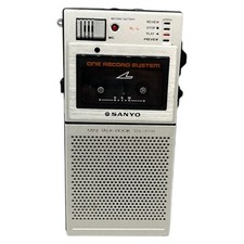 SANYO Mini Talk-Book TRC-3550 Diktiergerät Kassettenrekorder Memo Sprachaufnahme