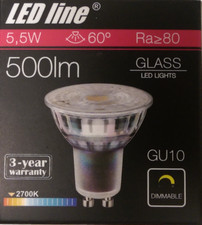 LED 5,5 Watt Dimmbar 2700K