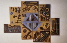 Keramik Wandrelief Abmessungen ca. B = 91 cm H = 69 cm