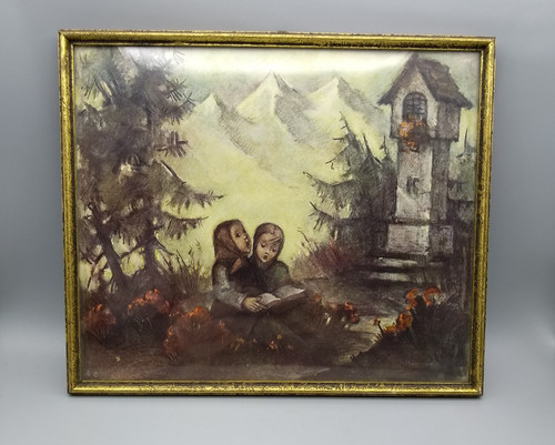 Hummelbild zwei kinder - (zwei,