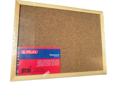 Pinwand 40x30 cm Kork hart mit Holzrahmen Memoboard Korkboard unbenutzt OVP NEU