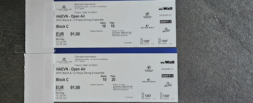 Tickets haevn open air - haevn,