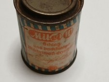 Dose Alt Schachtel Metall Milei W Schlag und Milcheiweiß Erzeugnis 6,5 cm