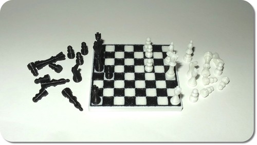 Miniatur schach spiel - miniatur, schach-spiel